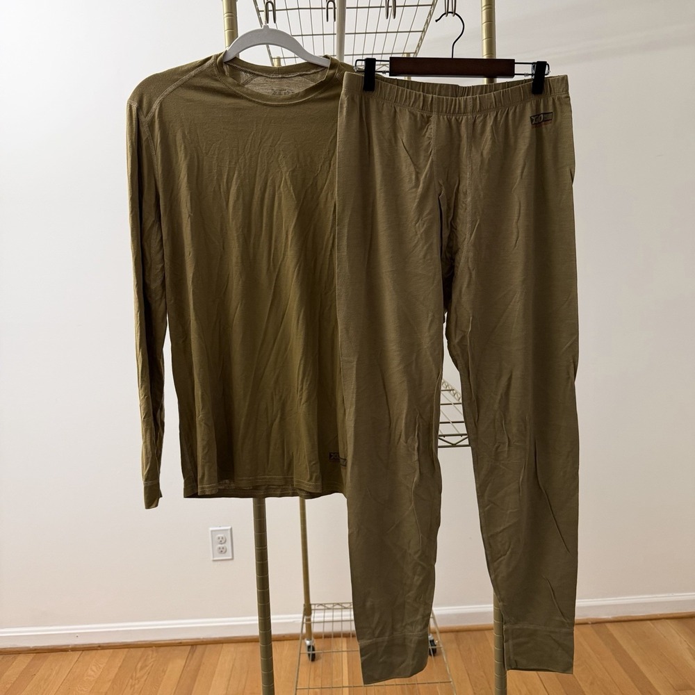 XGO Flame Resistant Retardant Shirt Pants Base Layer Military Green Men's Medium